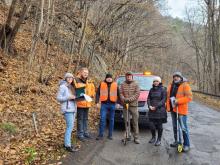 Realizacja wspólnych inwestycji drogowych z jednostkami samorządowymi - zabezpieczenie skarp drogi Bardo - Opolnica